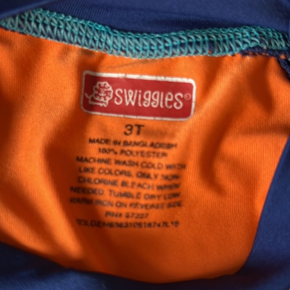 Swingles 3T Swim Shirt - Picture 2 of 2